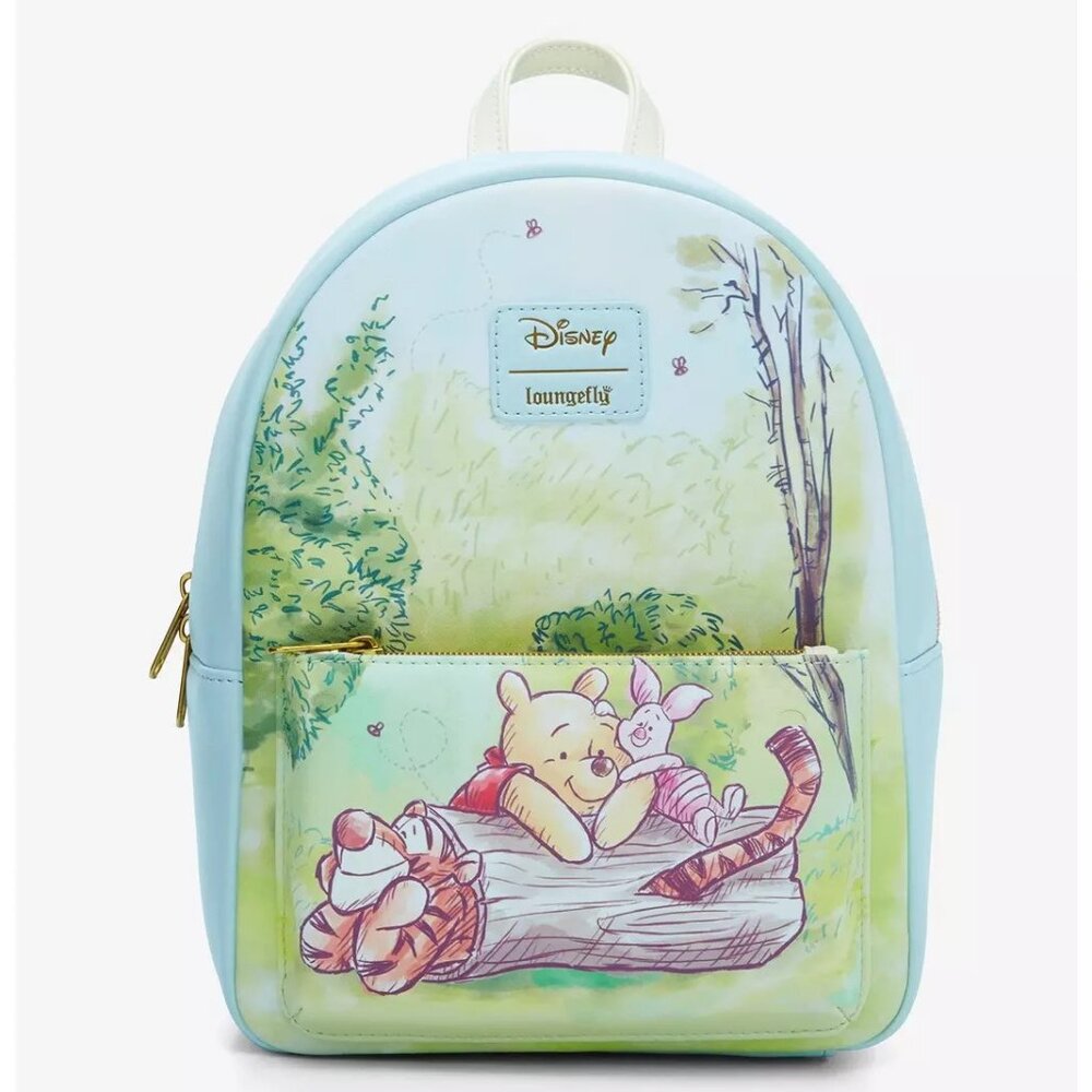 Loungefly Pastel Blue Winnie the Pooh Backpack